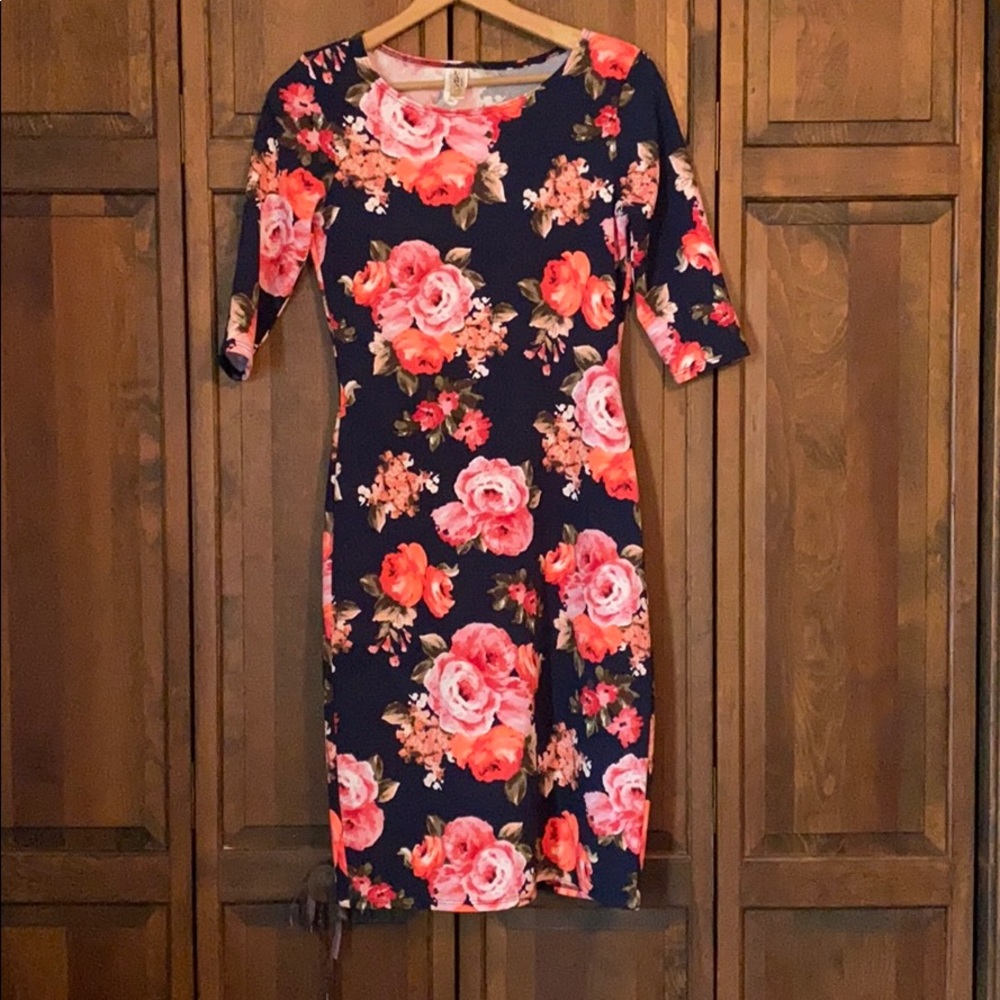 Floral Fitted Dress